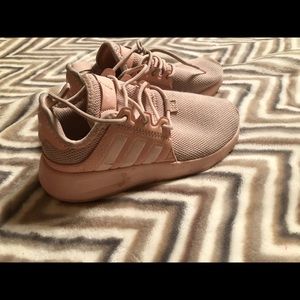 Pink Adidas gym shoes